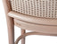 811 Hoffmann Stool - Natural Wood Seat - Cane Backrest - by TON