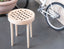 822 Low Stool - Upholstered Seat - for TON