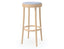 822 High Barstool 80cm - Upholstered Seat - by TON