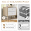 Adriana Bedside Table Set of 2 Elegant Nightstand for Stylish Bedroom Storage