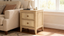 LINDLEY Bedside Table 2 Drawer Dresser Set of 2 Modern Nightstand for Bedroom