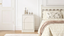 Cranfield Bedside Table 2 Drawer Dresser Modern Nightstand Bedroom