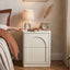 Cranfield Bedside Table 2 Drawer Dresser Modern Nightstand Bedroom