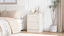 Cranfield Bedside Table 2 Drawer Dresser Modern Nightstand Bedroom