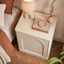 Cranfield Bedside Table 2 Drawer Dresser Modern Nightstand Bedroom