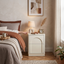 Cranfield Bedside Table 2 Drawer Dresser Modern Nightstand Bedroom