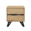 Grayson 2 Drawer Bedside Table for Stylish Bedroom Storage