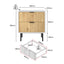 Chelsea 2 Drawer Bedside Table with Dresser for Stylish Bedroom Storage