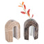 Marble Arch Vase - Light Coffee