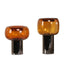 Amber Large Glass Vase - Brown