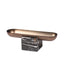 Marble Base Steel Tray - Brown