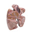 Carved Marble Accent Sculpture - Red Ochre