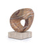 Halo Marble Sculpture - Coffee