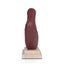 Organic Shape Marble Sculpture - Maroon
