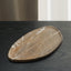 Leaf Shaped Marble Plate - Coffee