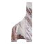 Step Marble Sculpture - Red Ochre