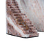Step Marble Sculpture - Red Ochre