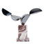 Silver Winged Sculpture - Red Ochre