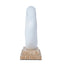 Organic Shape Marble Sculpture - Clay White