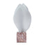 Geometric Marble Sculpture - Red Ochre