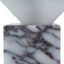 Geometric Marble Sculpture - Bulgari White