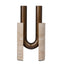 U-Shape Vase - Darkend Bronze