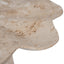 Petal Shaped Travertine Vase - Beige