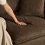 Emery 2 Seater Modular Sofa Chocolate