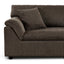 Emery 2 Seater Modular Sofa Chocolate