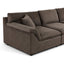 Emery 3 Seater Modular Sofa Chocolate