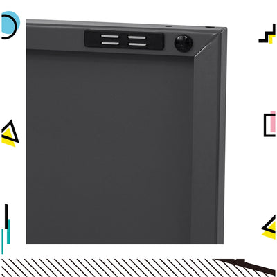 ArtissIn Buffet Sideboard Metal Cabinet - BASE Charcoal