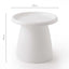 Artiss Coffee Table Round 52CM Plastic White