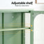 Artiss Buffet Cabinet Sideboard Wall Mounted Fluted Display Storage 70cm Green