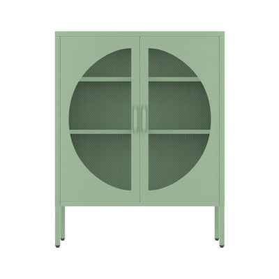 ArtissIn Buffet Sideboard Metal Cabinet - ELSA Green