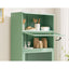 ArtissIn Buffet Sideboard Cupboard Cabinet Storage Mesh Doors Metal Green ELIA