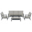 Gardeon 5-Piece Outdoor Furniture Setting Table Chair Set Aluminium Sofa 7-Seater