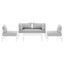 Gardeon 4 Seater Outdoor Sofa Set Aluminium Lounge Setting