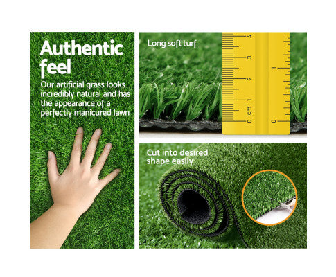 Primeturf Artificial Grass Synthetic 20 SQM Fake Lawn 17mm 1X10M