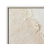 O 80 x 120cm Framed Canvas - Natural