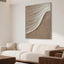 80 x 100cm Framed Canvas - Natural