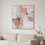 100 x 100cm Framed Canvas - Natural