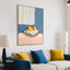 80 x 120cm Framed Canvas - Natural