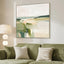 80 x 80cm Framed Canvas - Natural