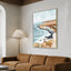 80 x 120cm Framed Canvas - Natural