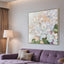80 x 80cm Framed Canvas - Natural
