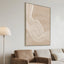 80 x 120cm Framed Canvas - Natural
