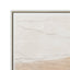 100 x 150cm Framed Canvas - Natural