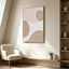 80 x 120cm Framed Canvas - Natural