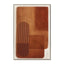 Style A 60 x 90cm Framed Canvas - Natural