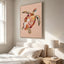 50 x 70cm Framed Canvas - Natural